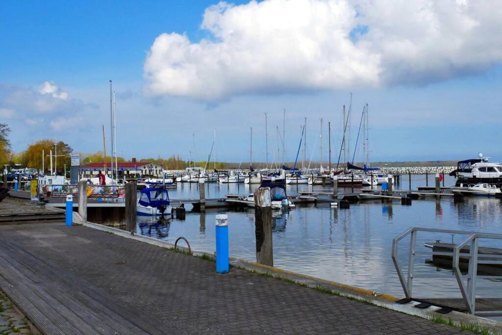 Wohnen Im Hafen Von Barth Mit Gemuetlicher Terrasse Luaran gambar